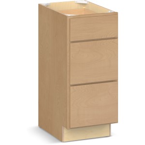 RELIABILT Parkstone II Vanity Base, Wheat Stained, 15" W, 3 Drawers, Fully Assembled - 641218 | Lowe's Pro Supply